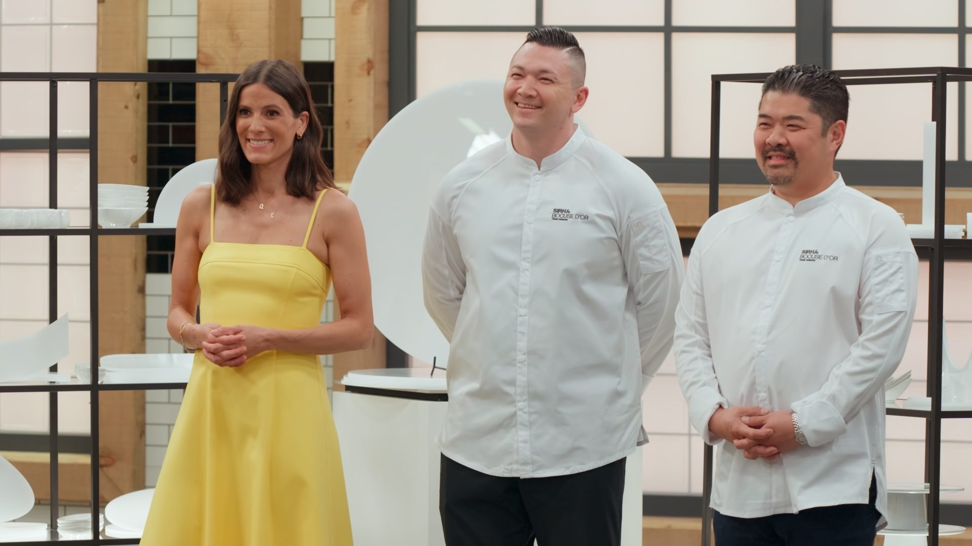 Chef Alex Chen with Team Canada's Bocuse d'Or chefs on Top Chef Canada